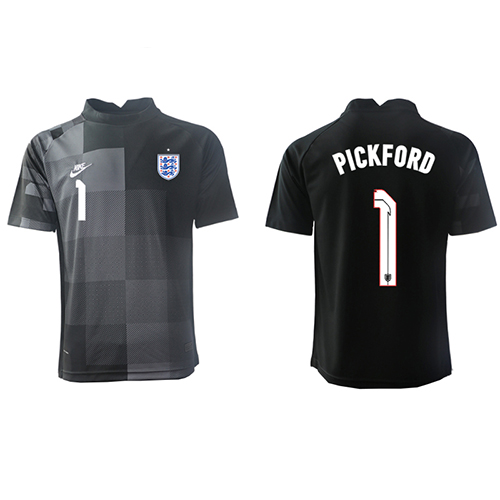 England Jordan Pickford #1 Torwart Fußballbekleidung Heimtrikot WM 2022 Kurzarm